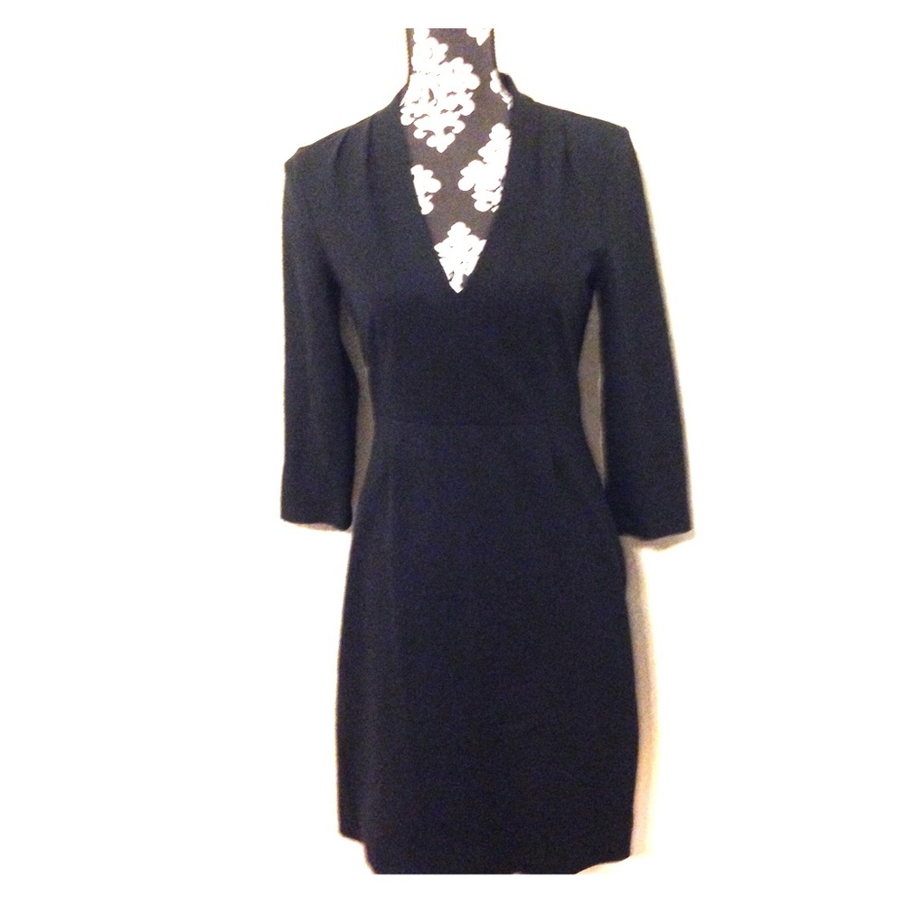 Kate Spade V neck long sleeve dress LBD